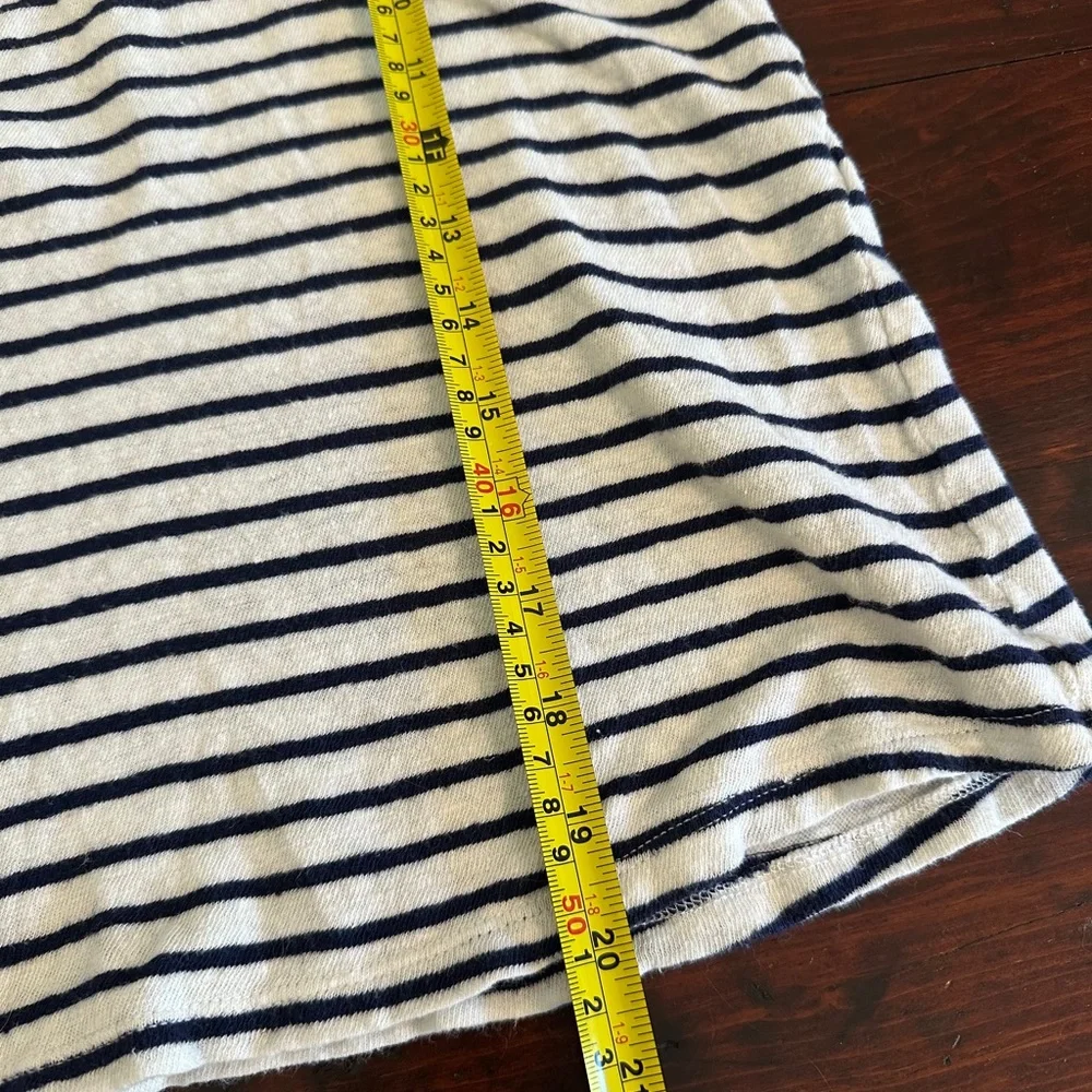 Sezane John Top in Ecru and Navy - Size Large - Picture 9 of 10